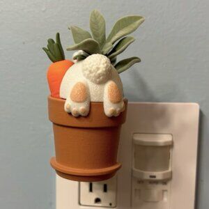 Bath & Body Works BUNNY PLANTER Easter Wallflowers Fragrance Plug NWT